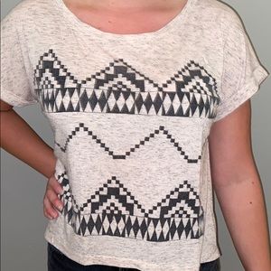 Tribal print tee